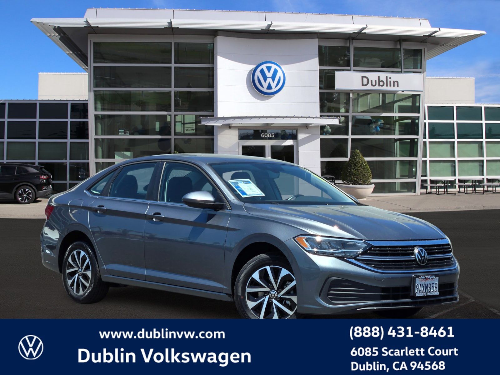 Gray 2022 Volkswagen Jetta Sedan Front-Wheel Drive 8-Speed Automatic