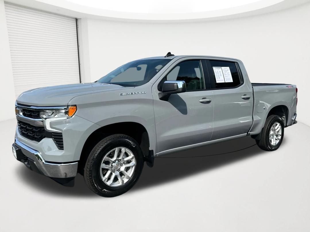 Slate Gray Metallic 2024 Chevrolet Silverado 1500 Pickup Truck Four-Wheel Drive 8-Speed Automatic