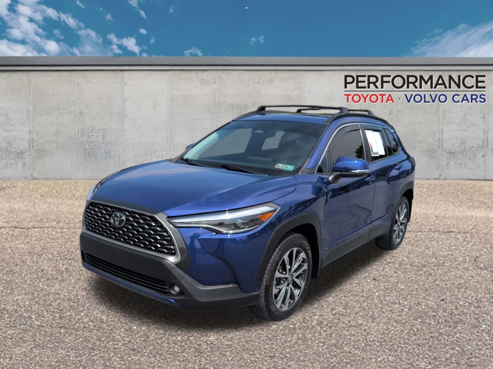 Blue 2023 Toyota Corolla Cross SUV / Crossover All-Wheel Drive Continuously Variable Transmission