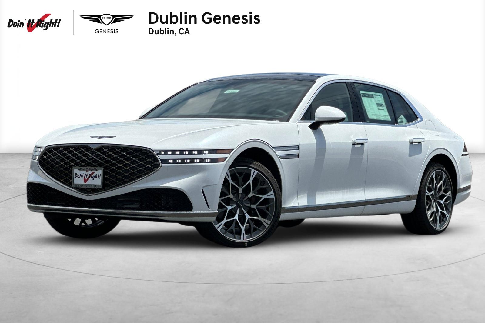 White 2026 Genesis G90 Sedan All-Wheel Drive 8-Speed Automatic