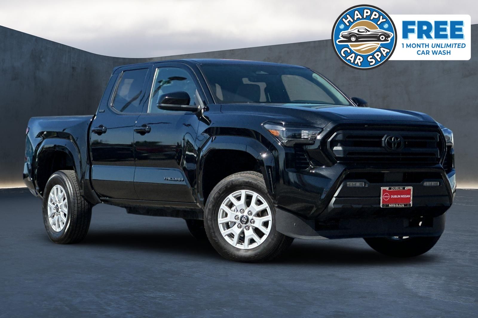 Black 2025 Toyota Tacoma Pickup Truck Four-Wheel Drive 8-Speed Automatic