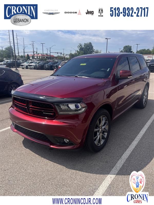 Octane Red Pearlcoat 2017 Dodge Durango GT AWD SUV / Crossover All-Wheel Drive 8-Speed Automatic