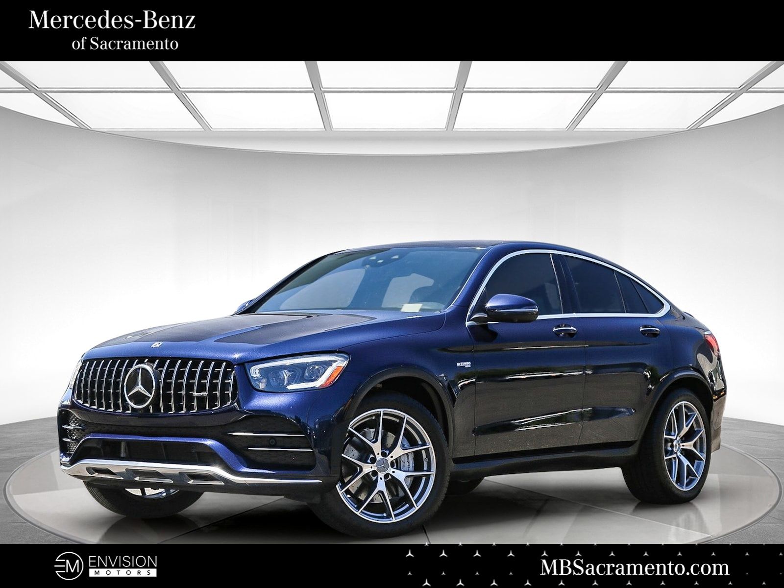 Lunar Blue Metallic 2020 Mercedes-Benz GLC Coupe All-Wheel Drive 9-Speed Automatic
