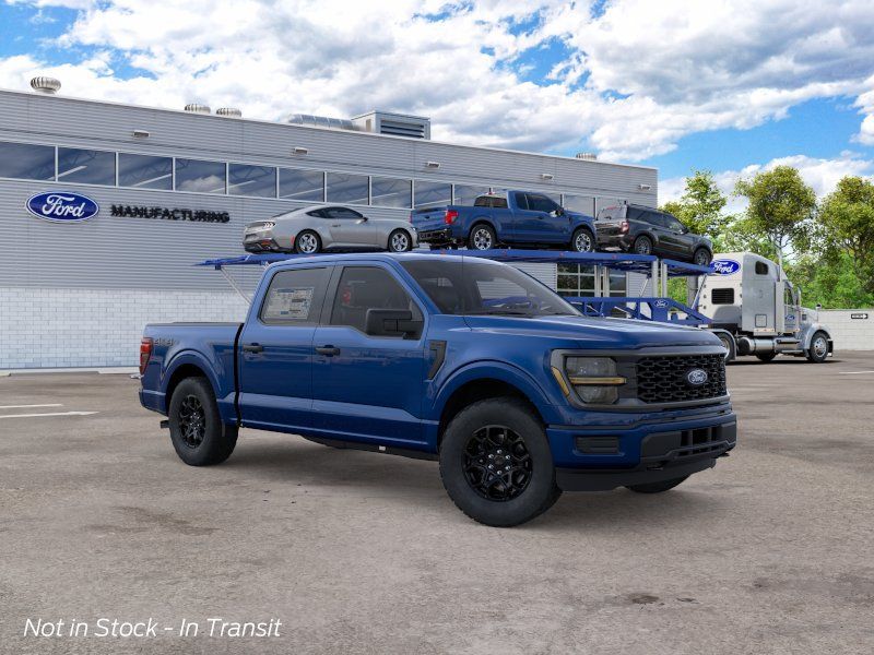 Blue 2026 Ford F-150 Pickup Truck Four-Wheel Drive Automatic