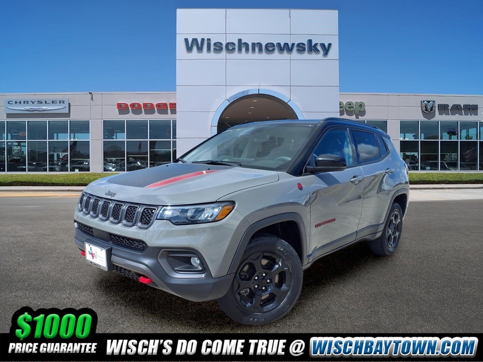 2023 Jeep Compass Trailhawk Gray at Wharton Ford