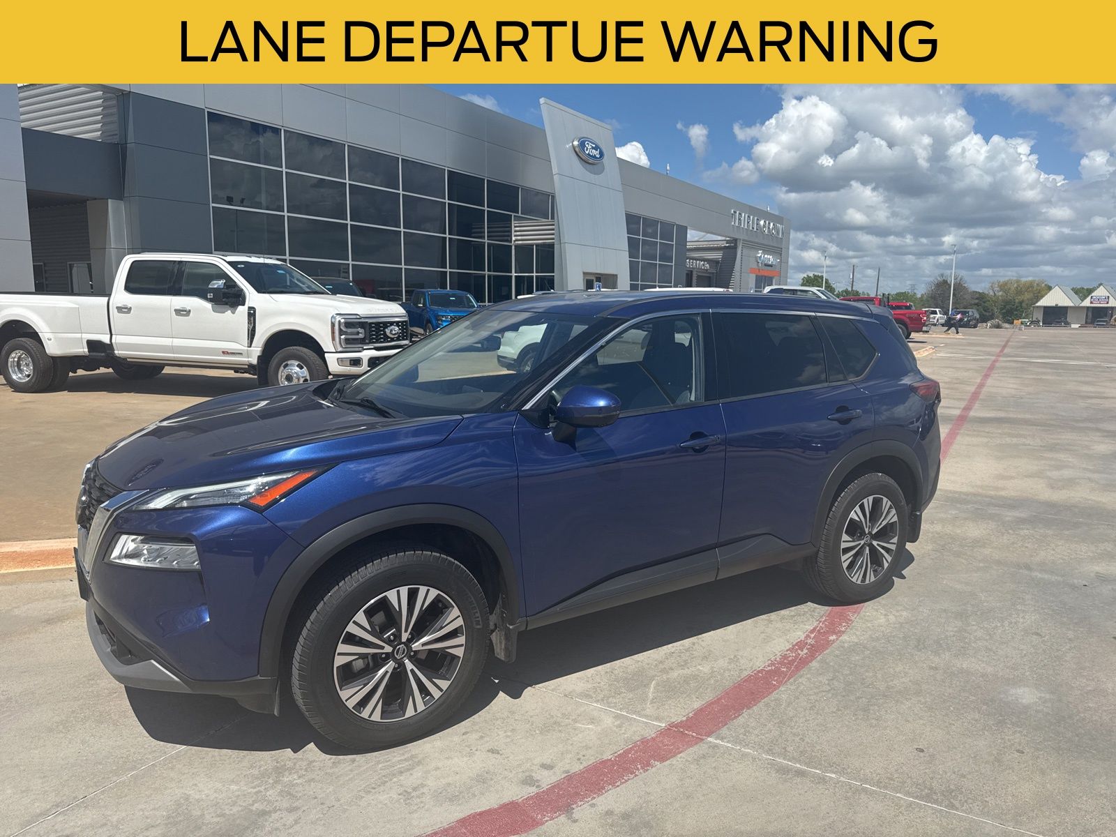 Caspian Blue Metallic 2021 Nissan Rogue SV FWD SUV / Crossover Front-Wheel Drive Continuously Variable Transmission