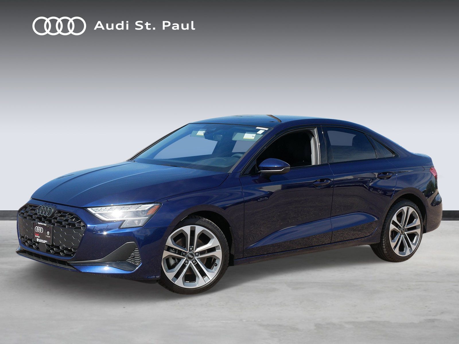 Navarra Blue Metallic 2025 Audi A3 Sedan All-Wheel Drive 7-Speed Automatic