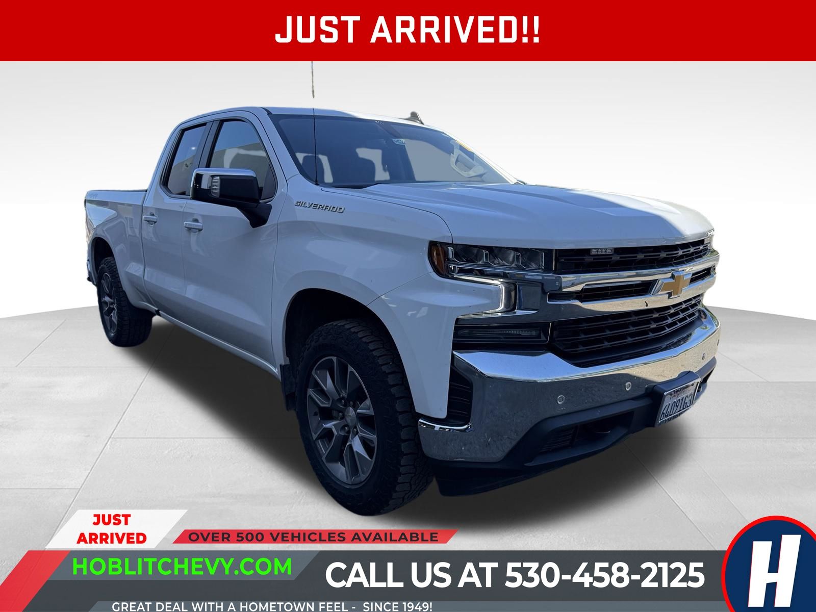 Summit White 2021 Chevrolet Silverado 1500 Pickup Truck Four-Wheel Drive 8-Speed Automatic
