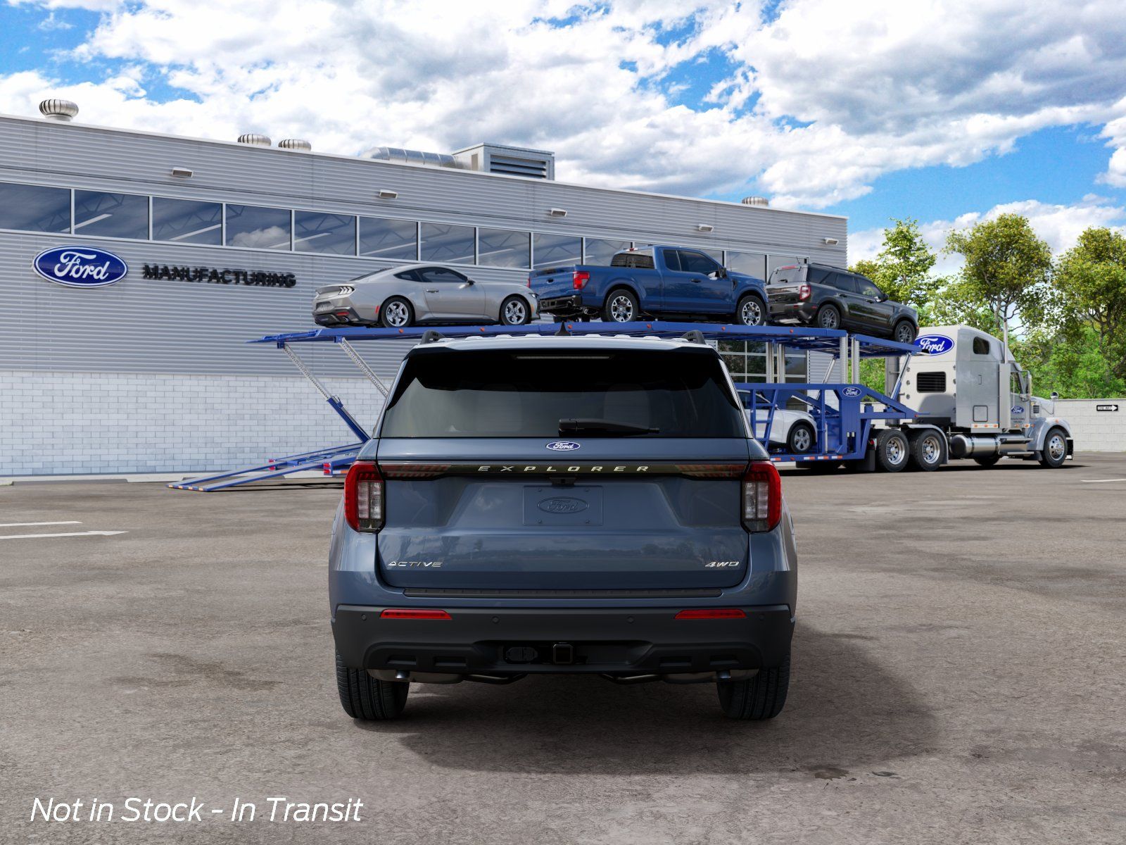 New 2027 Vapor Blue Metallic Ford Active image 6
