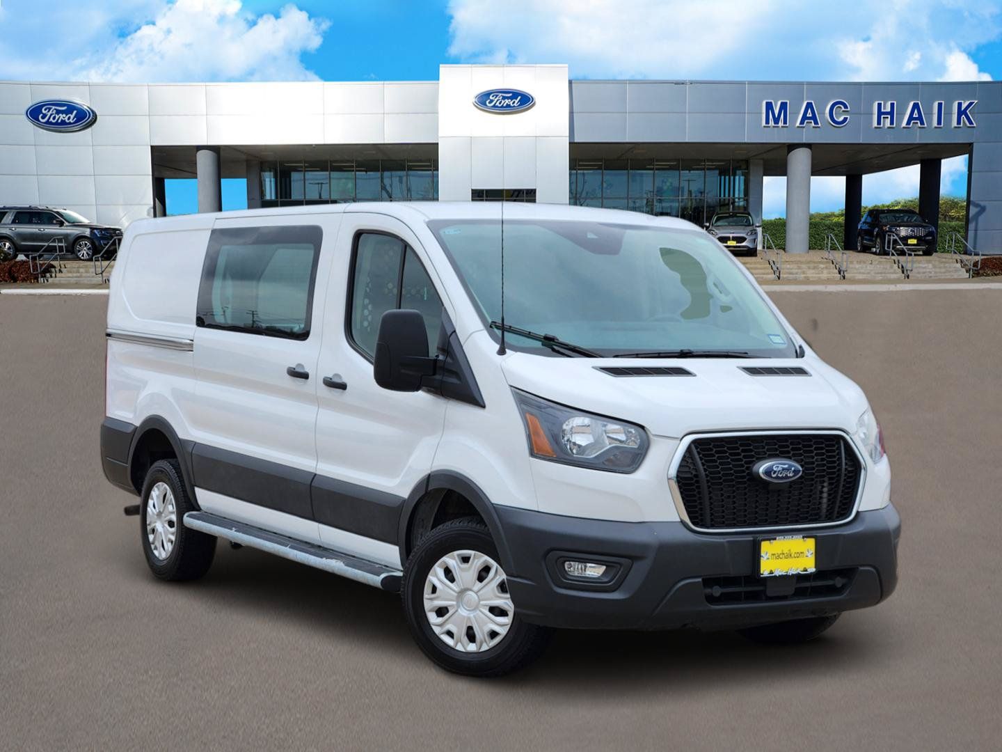 Oxford White 2023 Ford Transit Cargo Van Rear-Wheel Drive