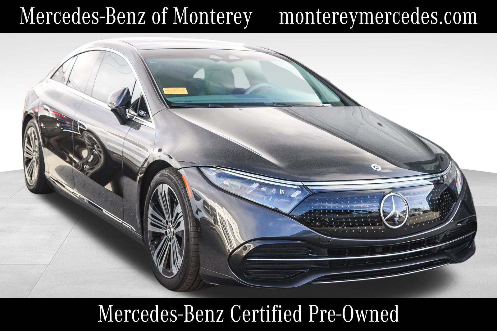 Graphite Gray Metallic 2024 Mercedes-Benz EQS Sedan Rear-Wheel Drive 1-Speed Automatic