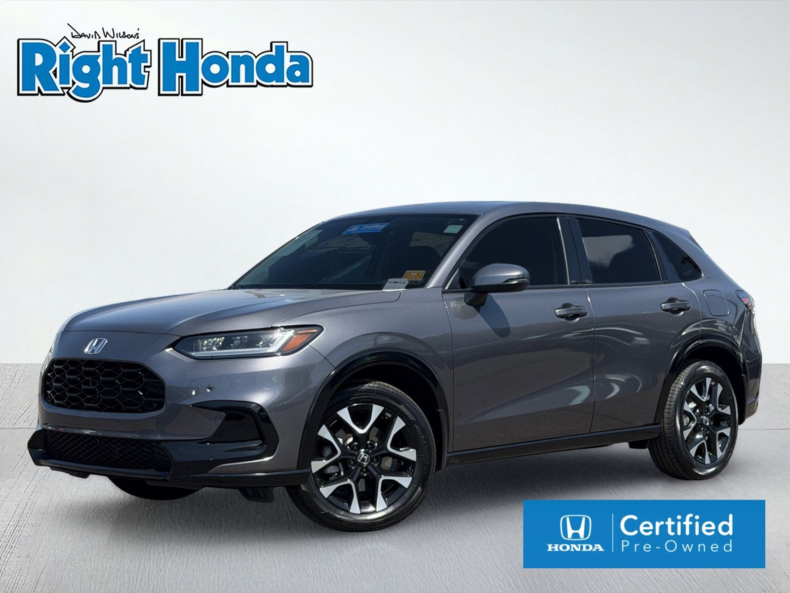 Gray (Modern Steel Metallic) 2026 Honda HR-V EX-L AWD SUV / Crossover All-Wheel Drive Continuously Variable Transmission