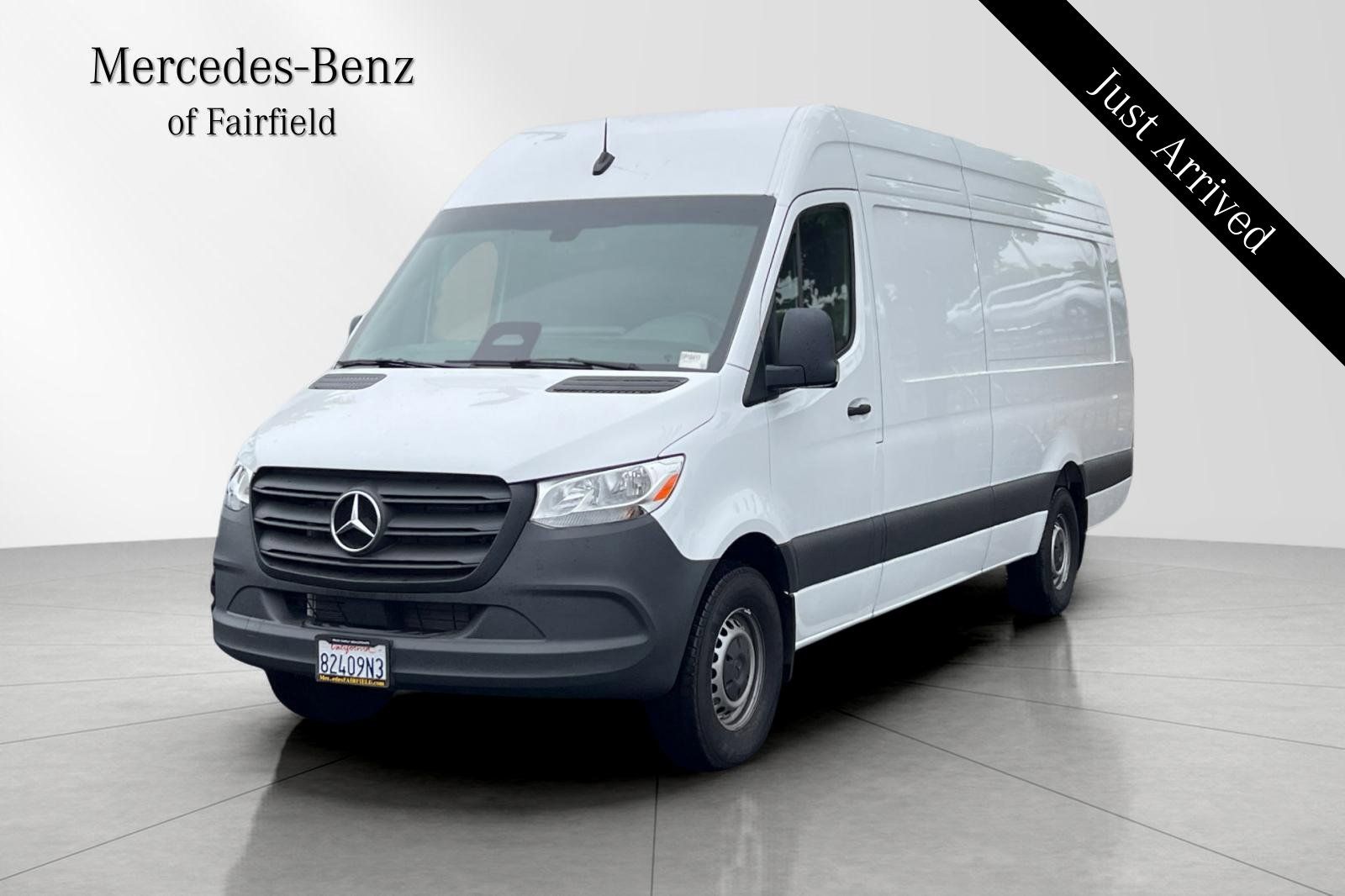 White 2025 Mercedes-Benz Sprinter Cargo 2500 170 High Roof Extended RWD Van Rear-Wheel Drive 9-Speed Automatic