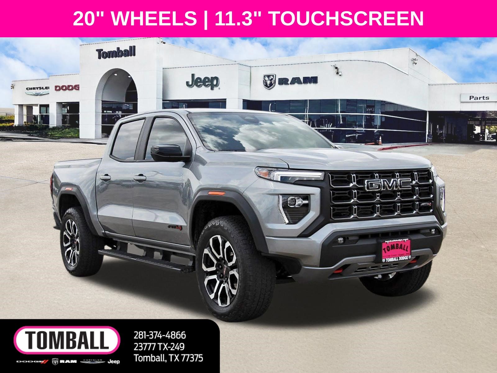 Sterling Metallic 2026 GMC Canyon Pickup Truck Four-Wheel Drive 8-Speed Automatic
