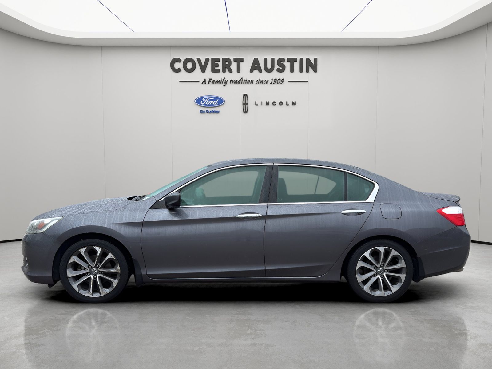 Gray (Modern Steel Metallic) 2014 Honda Accord Sport Sedan Front-Wheel Drive Continuously Variable Transmission