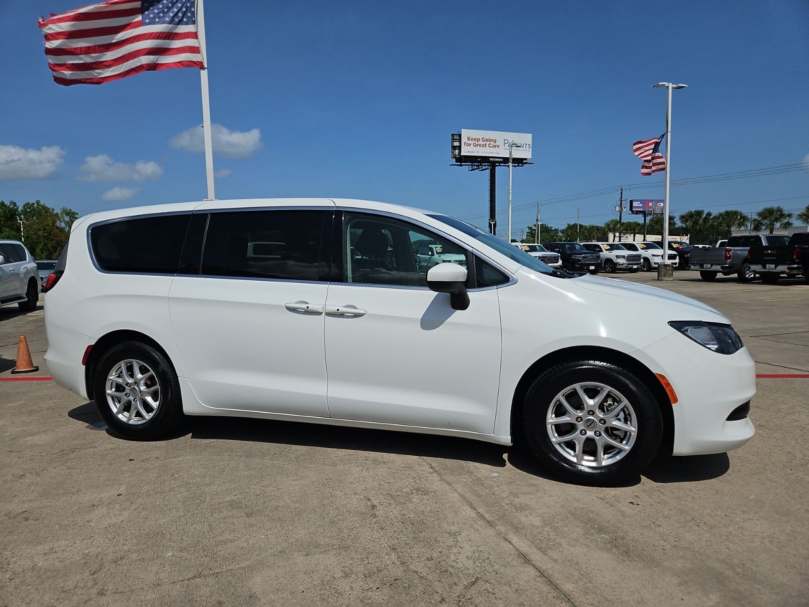 2023 Chrysler Voyager LX White at Mac Haik CDJR North Houston