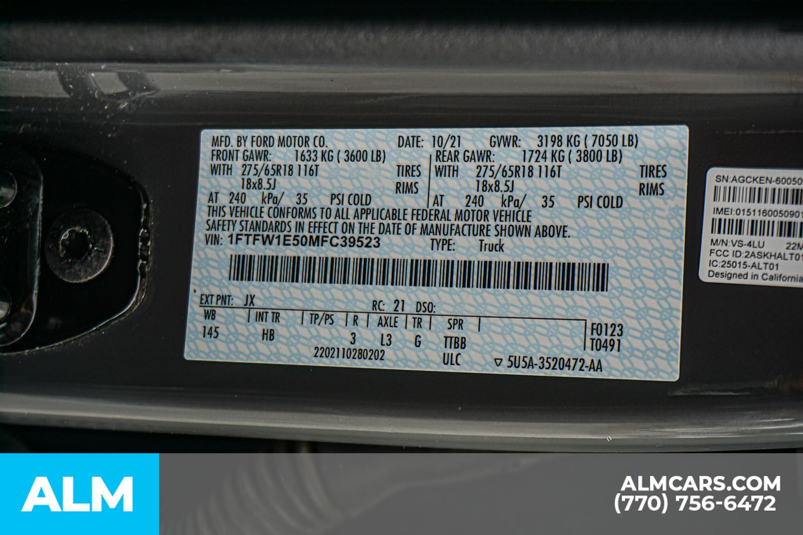 Used 2021  Ford Lariat image 66