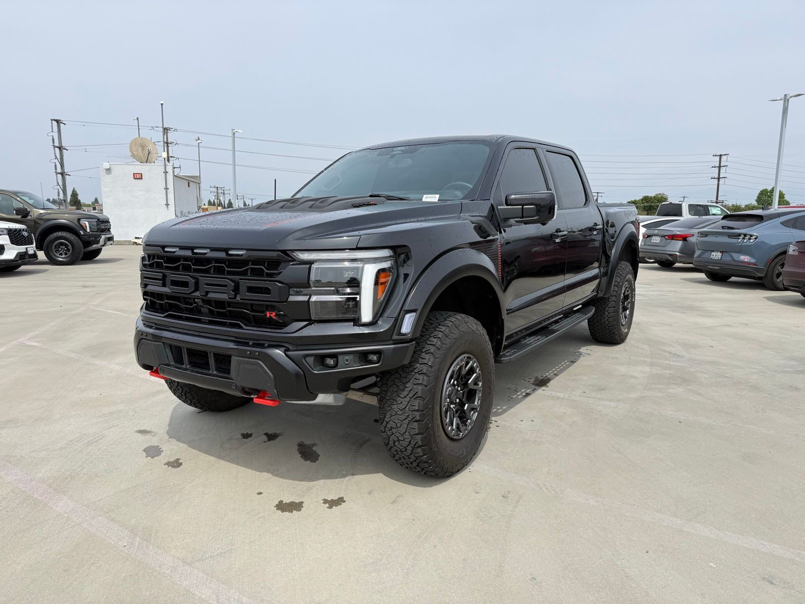 Black Metallic 2024 Ford F-150 Raptor SuperCrew 4WD Pickup Truck Four-Wheel Drive Automatic