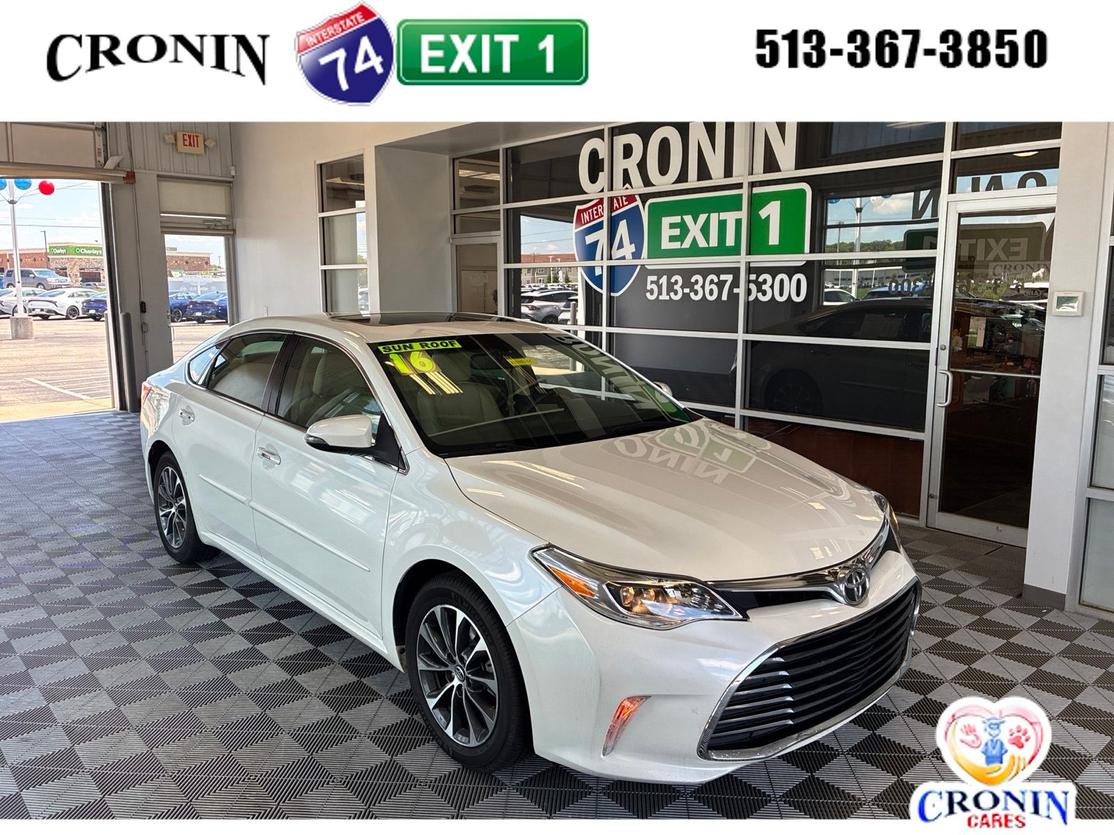 White (Blizzard Pearl) 2016 Toyota Avalon Sedan Front-Wheel Drive 6-Speed Automatic
