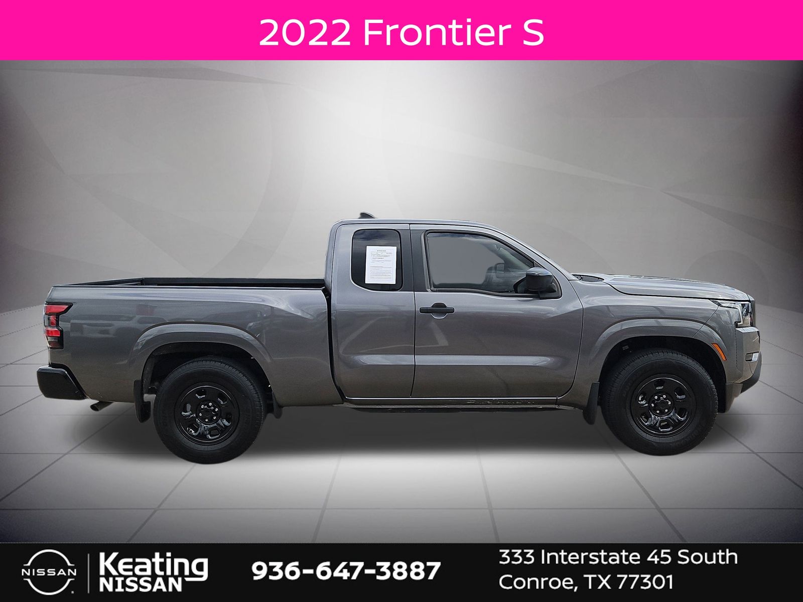 2022 Nissan Frontier S Gray at Toyota of Victoria