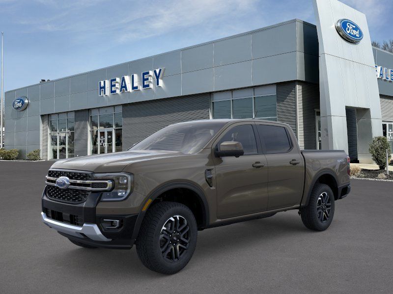 Marsh Gray 2026 Ford Ranger Lariat SuperCrew 4WD Pickup Truck Four-Wheel Drive Automatic