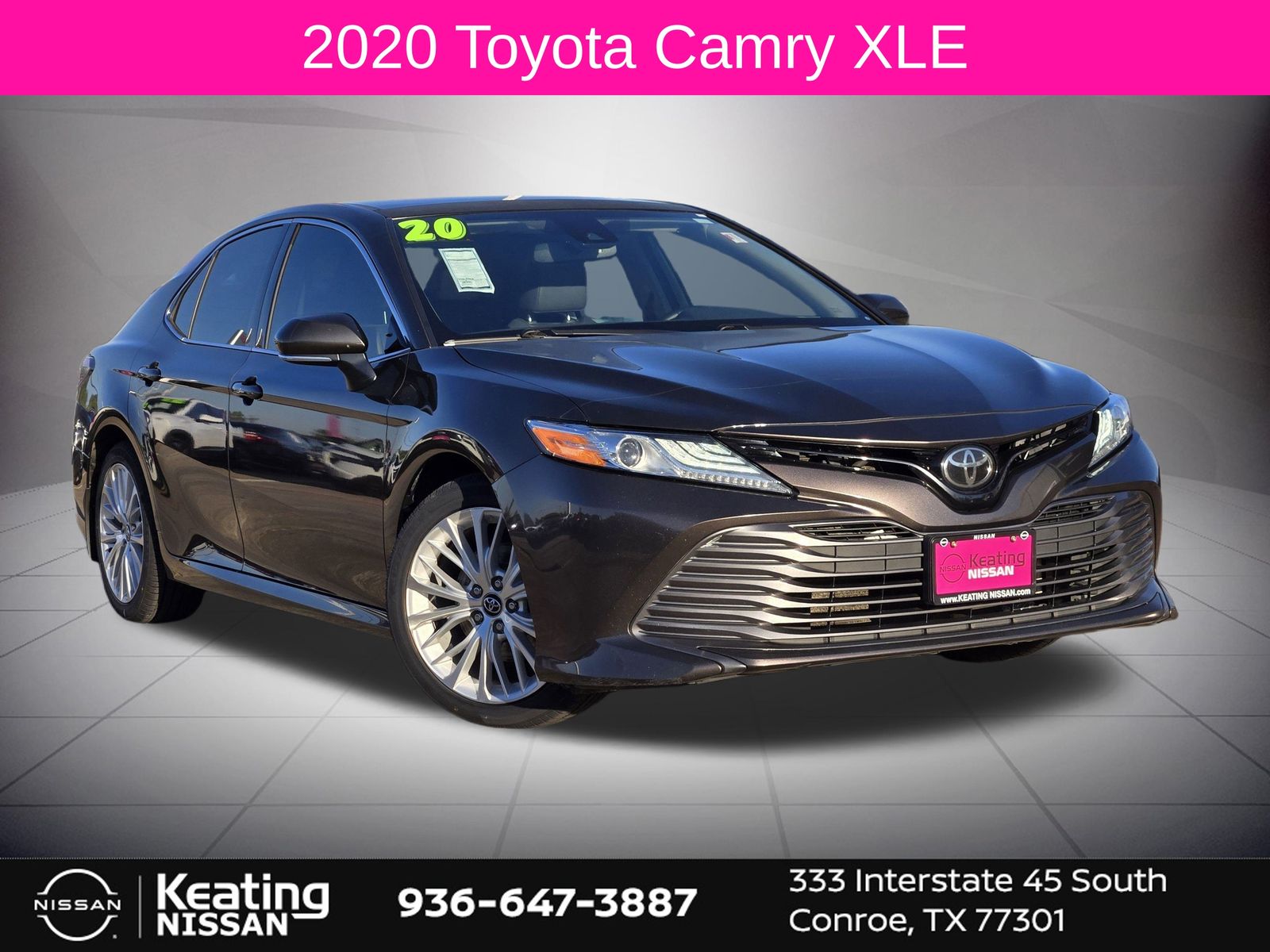 2020 Toyota Camry XLE Brown at Bravo Nissan