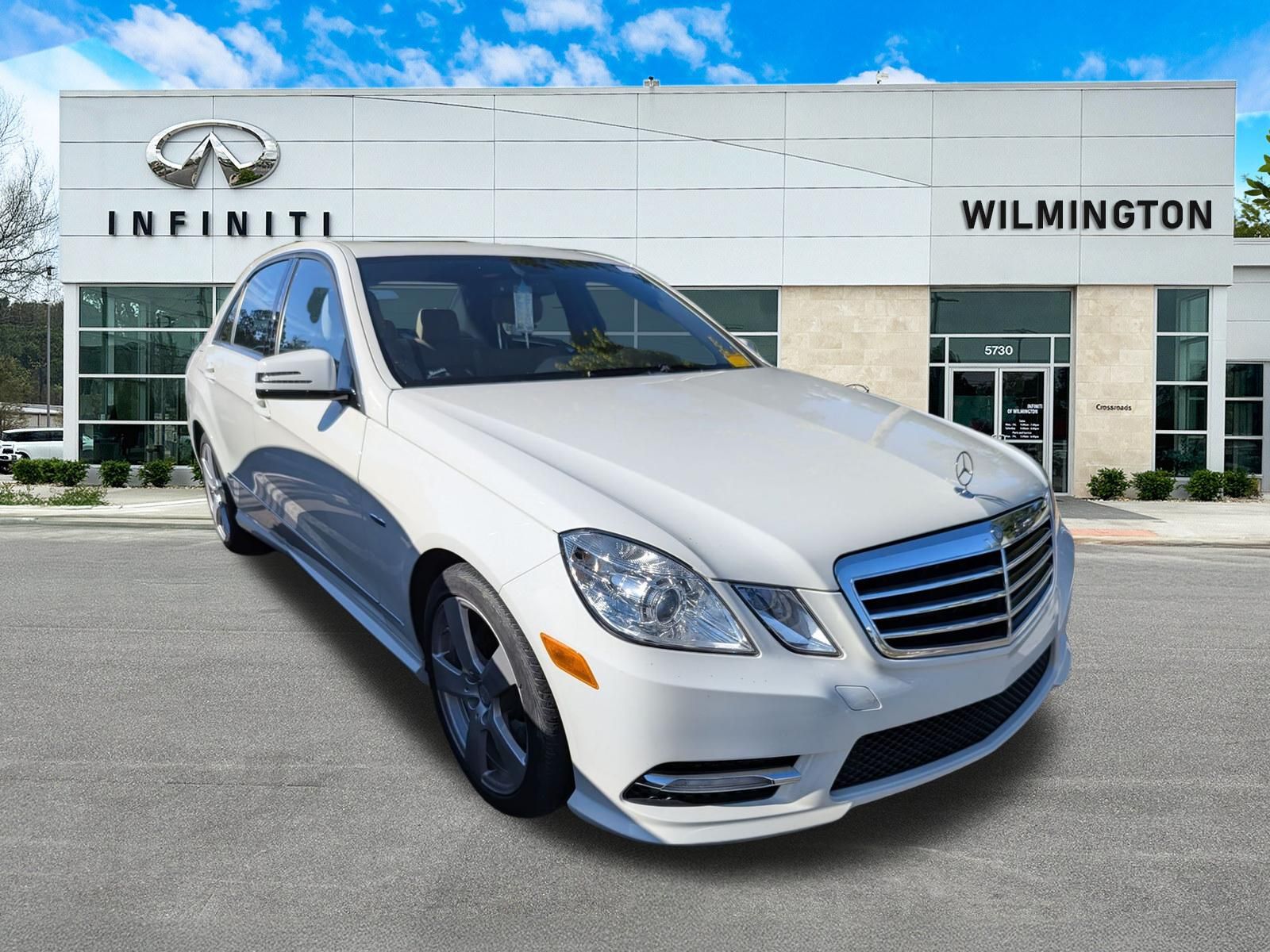 Arctic White 2012 Mercedes-Benz E-Class Sedan 7-Speed Automatic