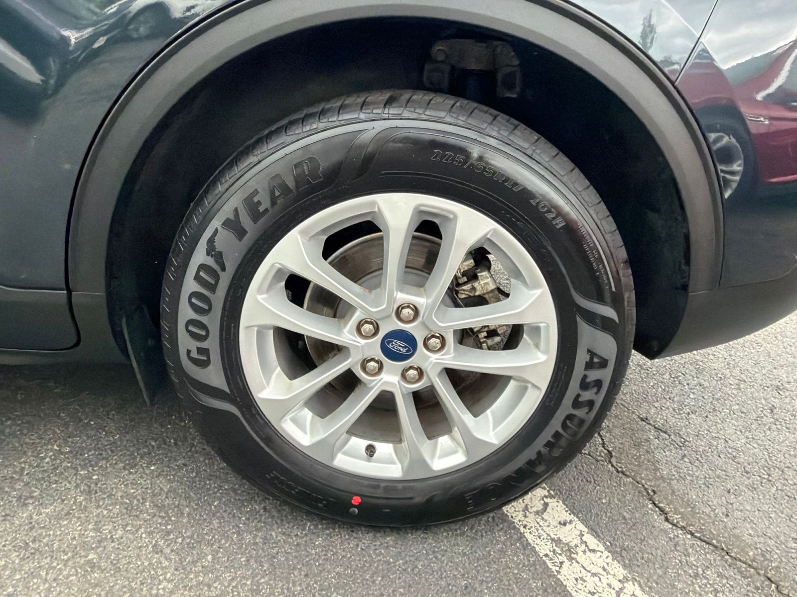 Certified Used 2022 Blue Metallic Ford SE image 26