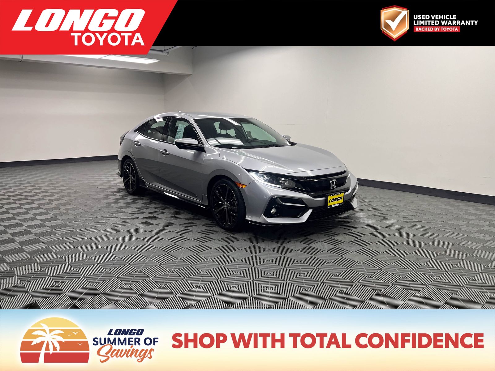 used 2021 Honda Civic car, priced at $23,888
