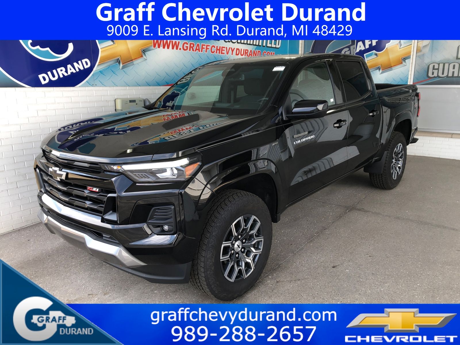 Black 2024 Chevrolet Colorado Pickup Truck Four-Wheel Drive 8-Speed Automatic