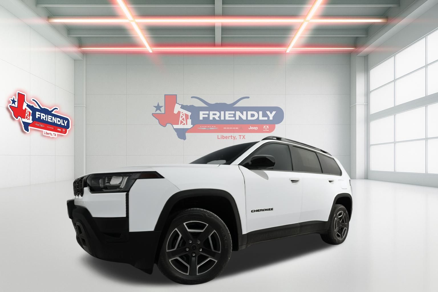 Bright White Clearcoat 2026 Jeep Cherokee Laredo 4WD SUV / Crossover Four-Wheel Drive Continuously Variable Transmission
