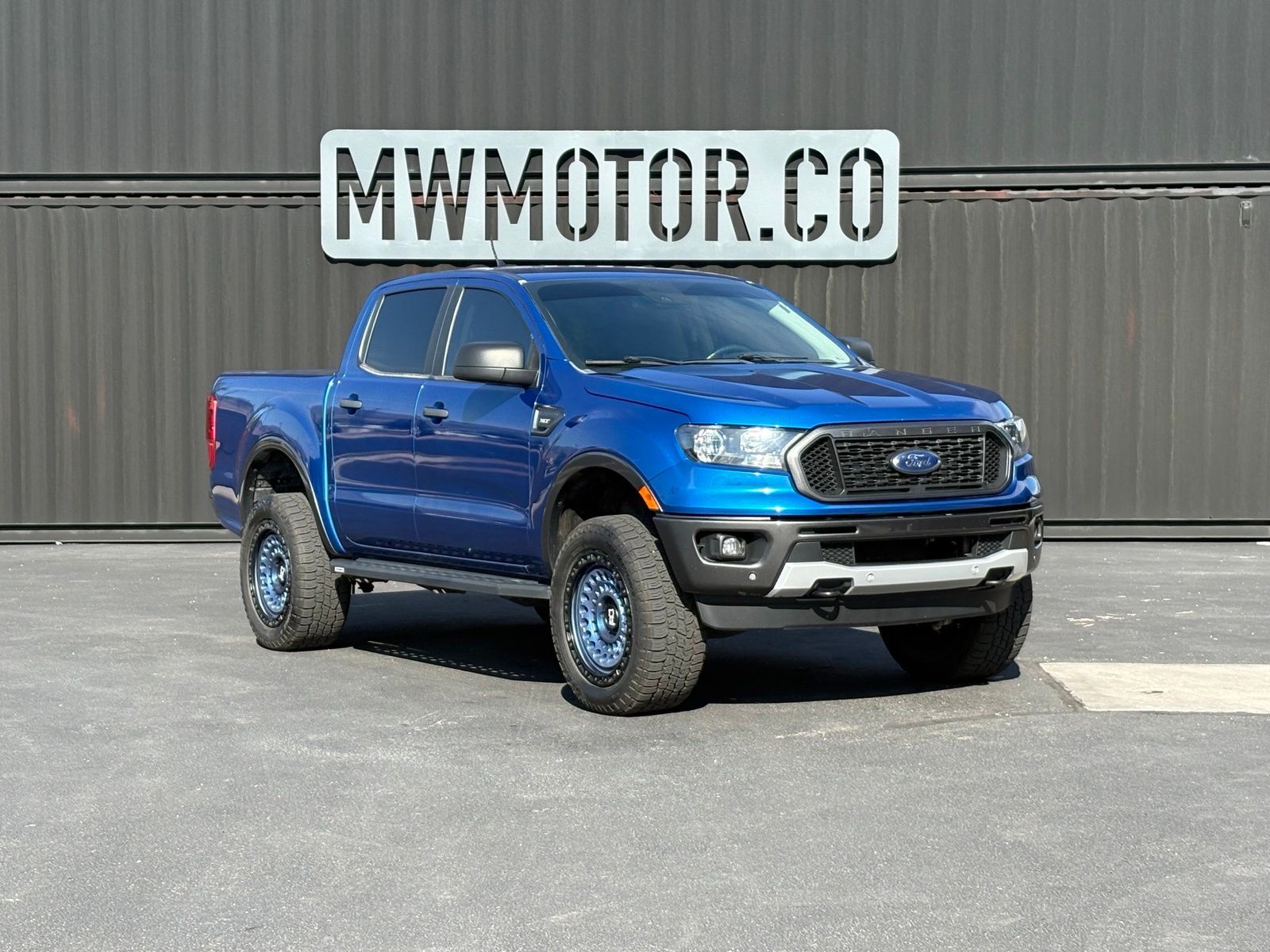 Lightning Blue Metallic 2019 Ford Ranger Pickup Truck Four-Wheel Drive Automatic