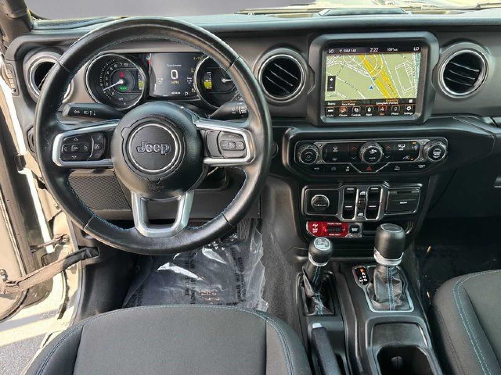 Used 2022 Gray Jeep Unlimited Rubicon 4xe image 3