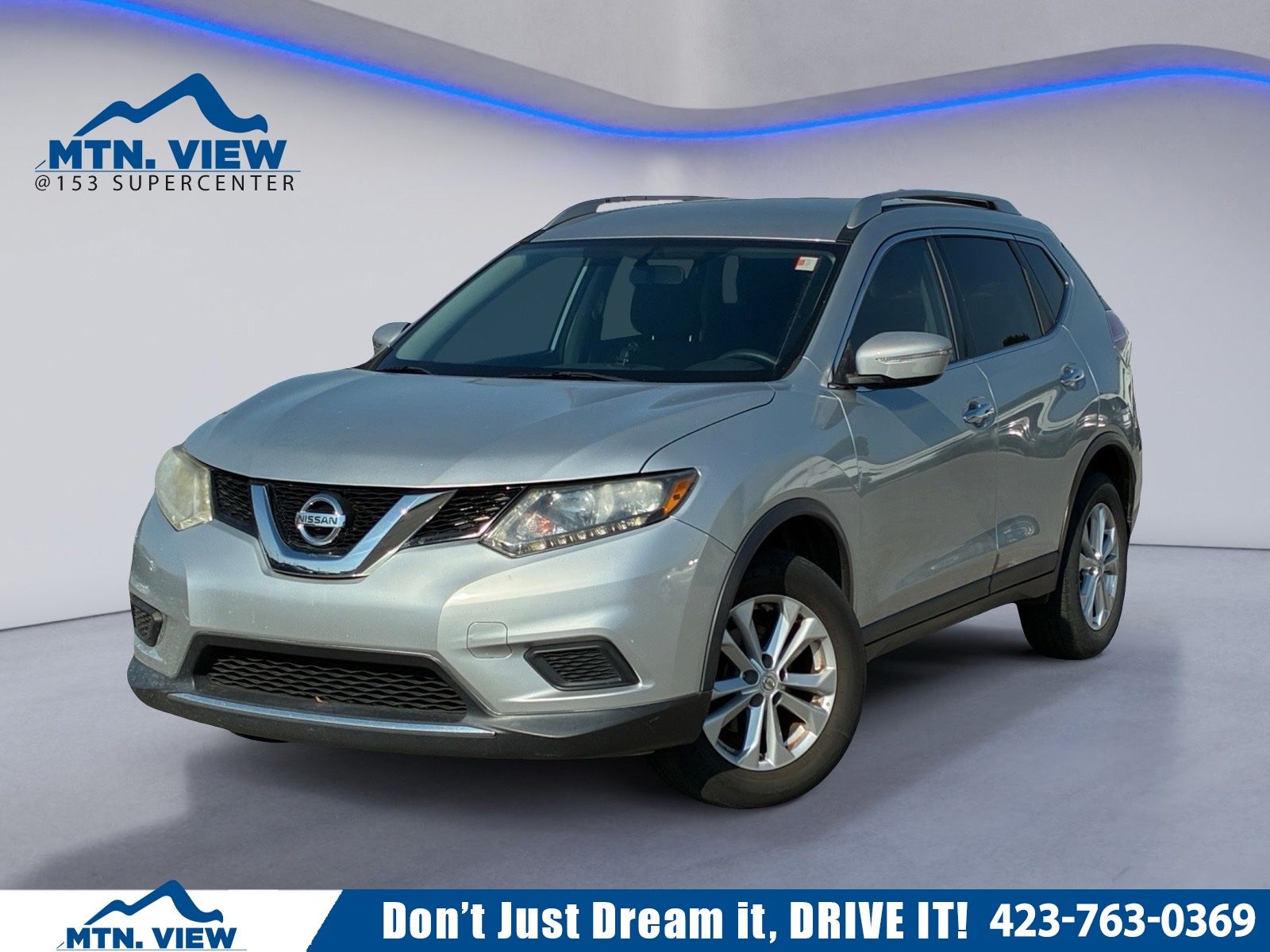 Brilliant Silver 2015 Nissan Rogue SUV / Crossover All-Wheel Drive Continuously Variable Transmission