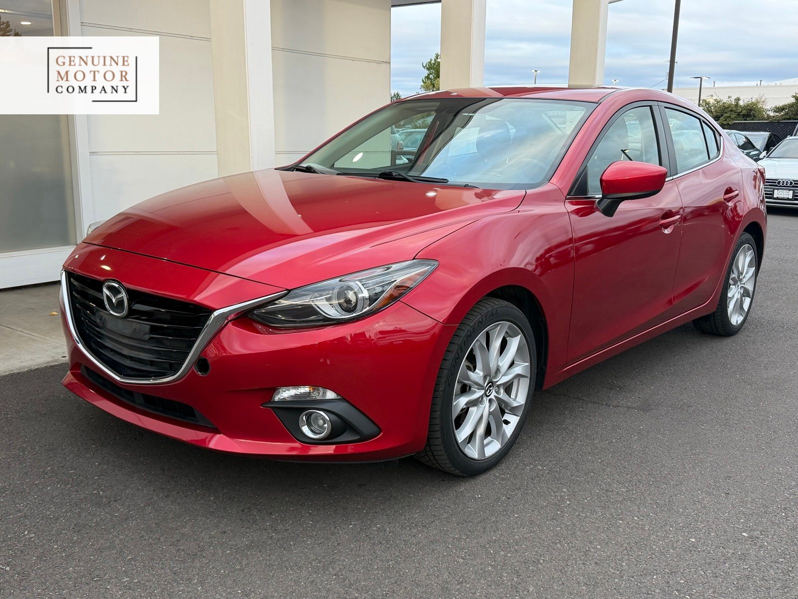 Soul Red Metallic 2014 Mazda MAZDA3 Sedan Front-Wheel Drive 6-Speed Automatic