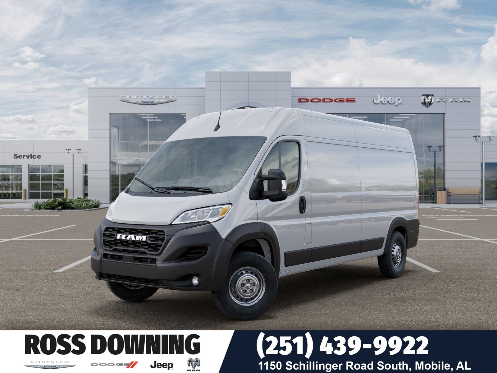 Bright White Clearcoat 2026 RAM ProMaster Van 9-Speed Automatic