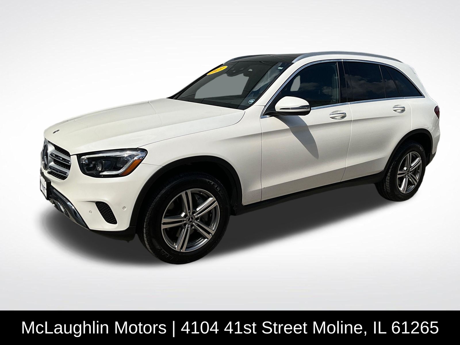 Diamond White Metallic 2021 Mercedes-Benz GLC SUV / Crossover All-Wheel Drive 9-Speed Automatic