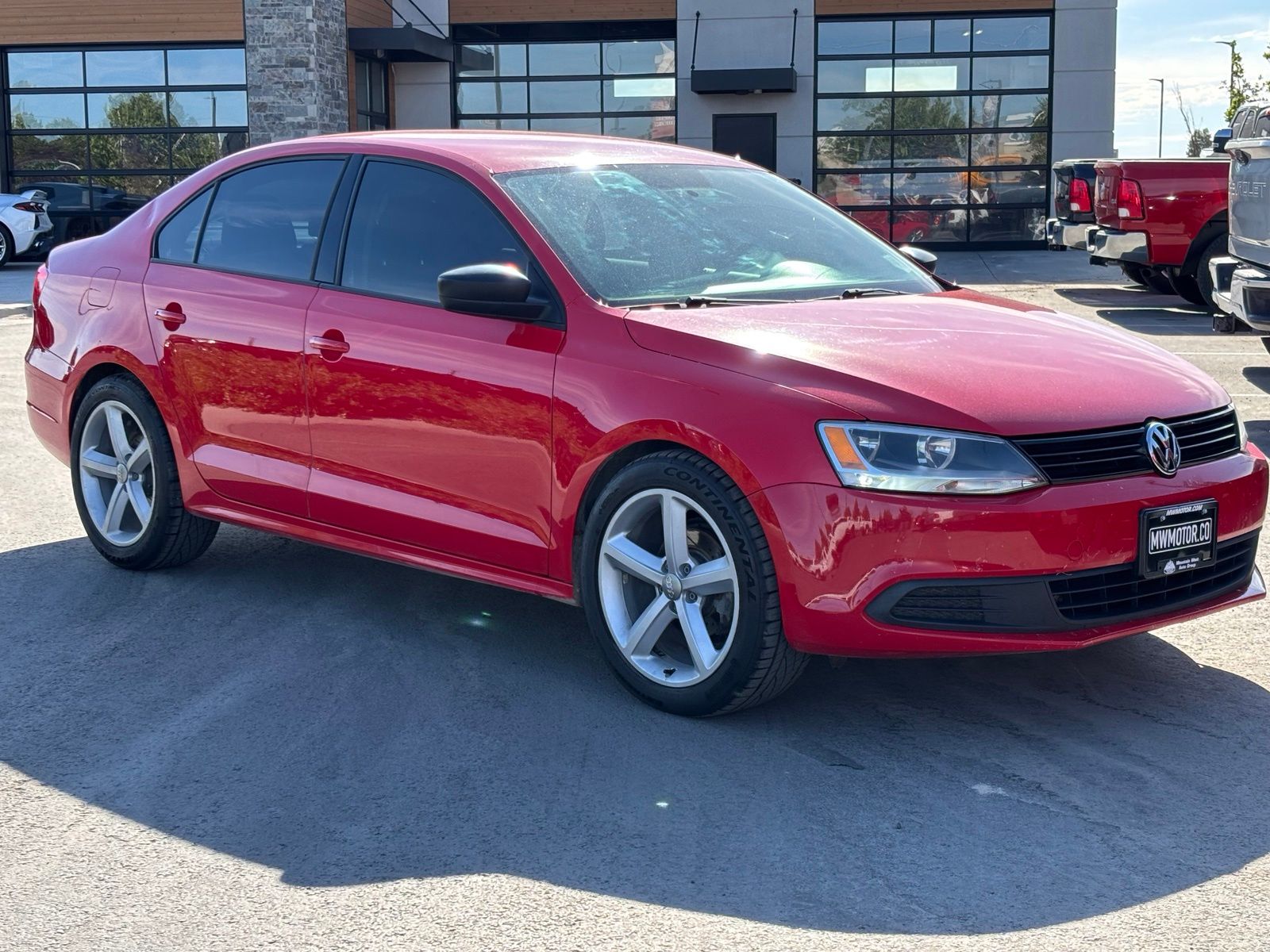 Red 2014 Volkswagen Jetta Sedan Front-Wheel Drive 6-Speed Automatic