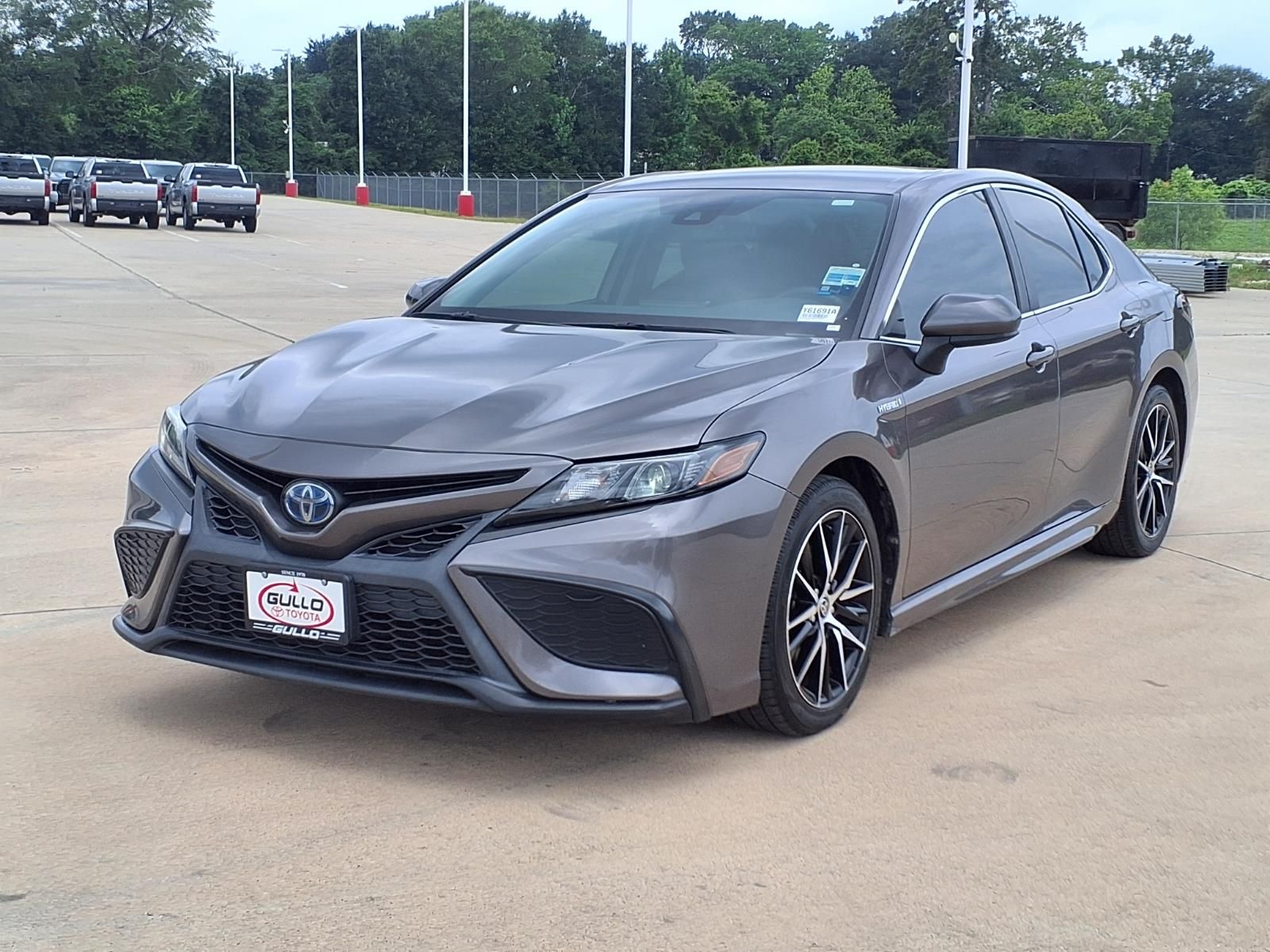 2021 Toyota Camry Hybrid SE Gray at Bayway Cadillac Southwest