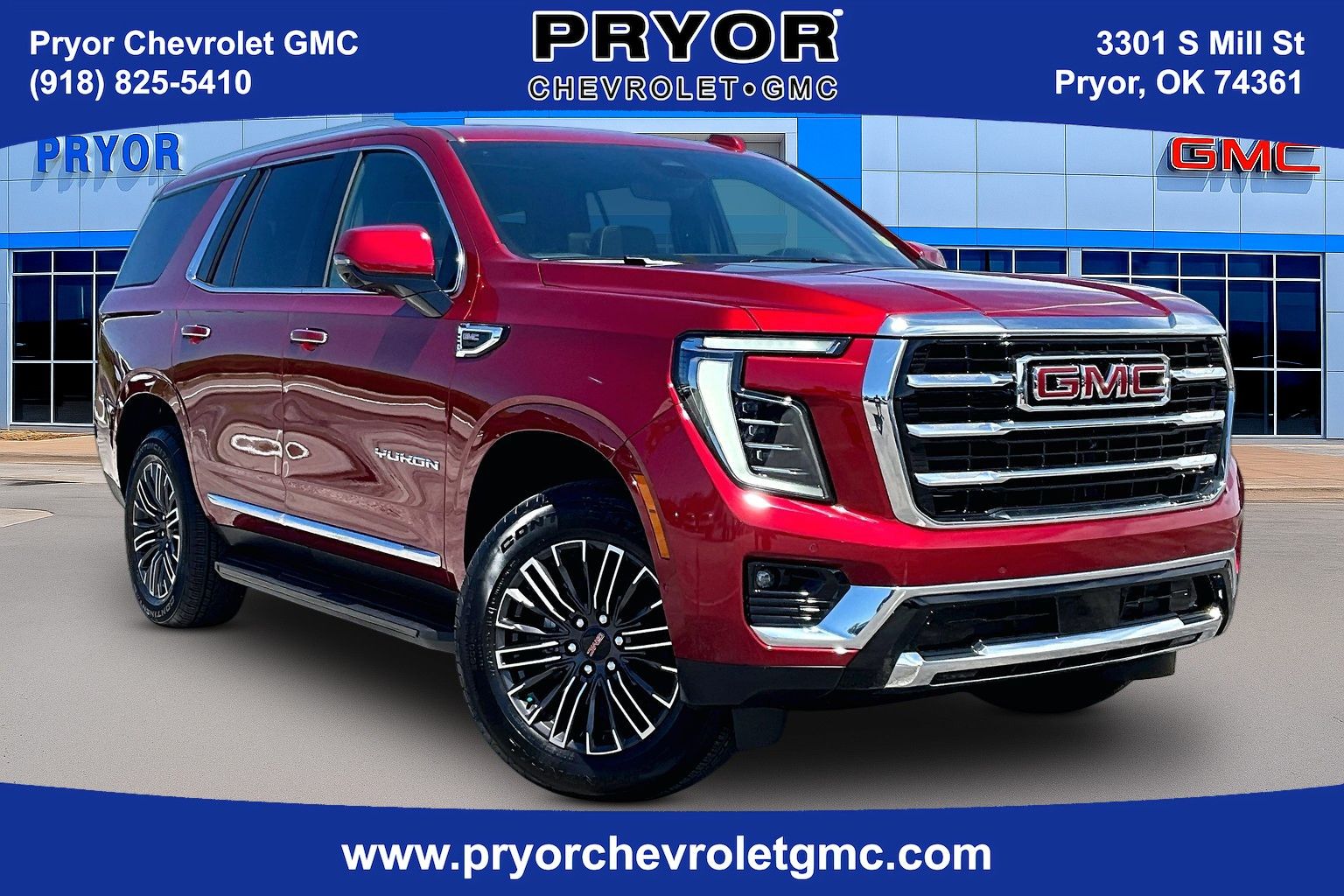 Volcanic Red Tintcoat 2026 GMC Yukon Elevation 4WD SUV / Crossover Four-Wheel Drive