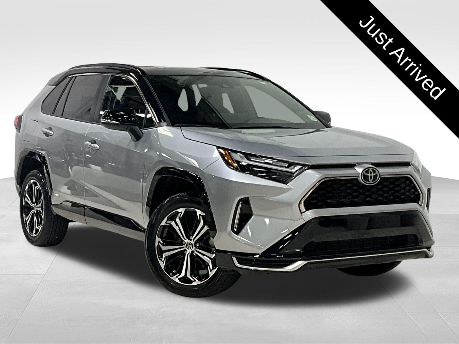 Silver Sky Metallic/Midnight Black Metallic 2025 Toyota RAV4 Plug-in Hybrid SUV / Crossover All-Wheel Drive Continuously Variable Transmission