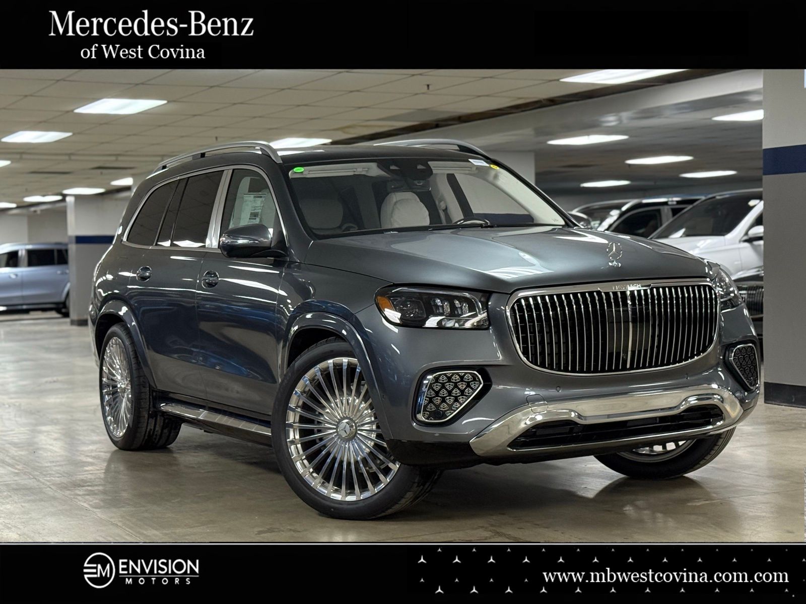 Gray 2026 Mercedes-Benz GLS 600 Mercedes-Maybach 4MATIC SUV / Crossover All-Wheel Drive 9-Speed Automatic