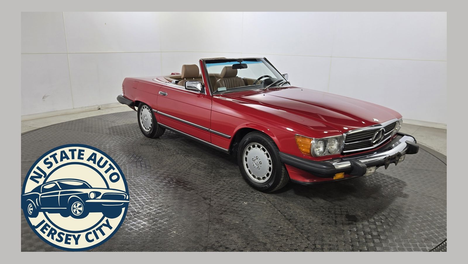 Red 1986 Mercedes-Benz SL-Class Convertible Rear-Wheel Drive 4-Speed Automatic