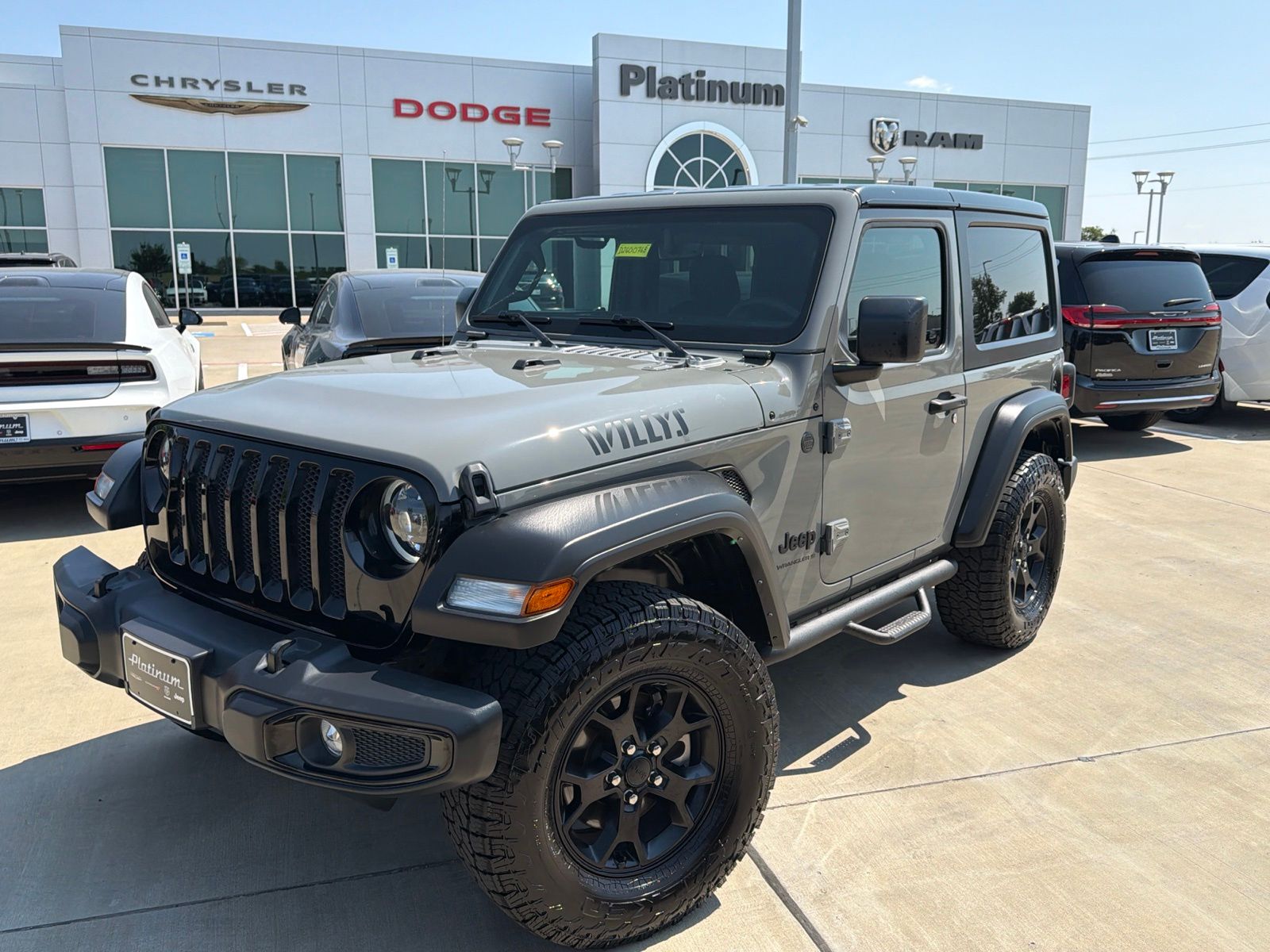 Sting-Gray Clearcoat 2023 Jeep Wrangler SUV / Crossover Four-Wheel Drive 6-Speed Manual
