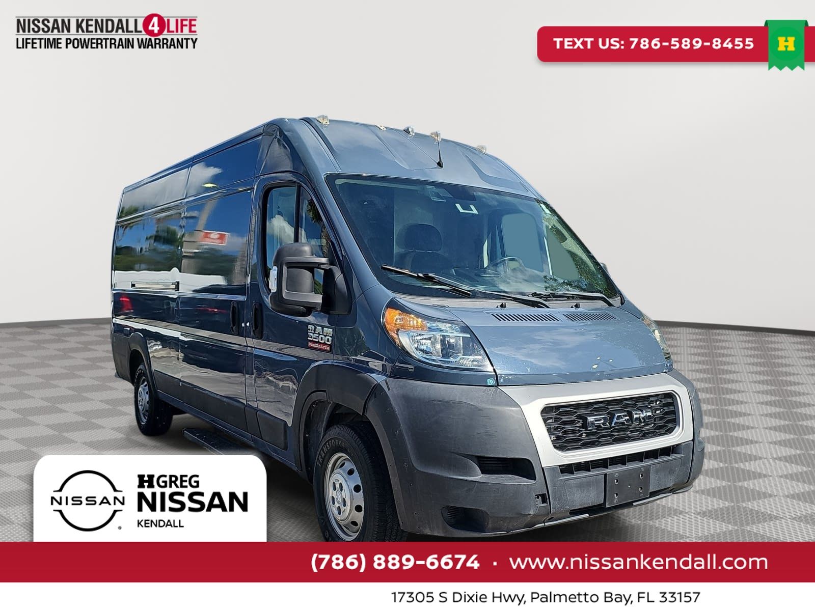 Gray (Granite Crystal Metallic Clearcoat) 2021 RAM ProMaster Van Front-Wheel Drive 6-Speed Automatic
