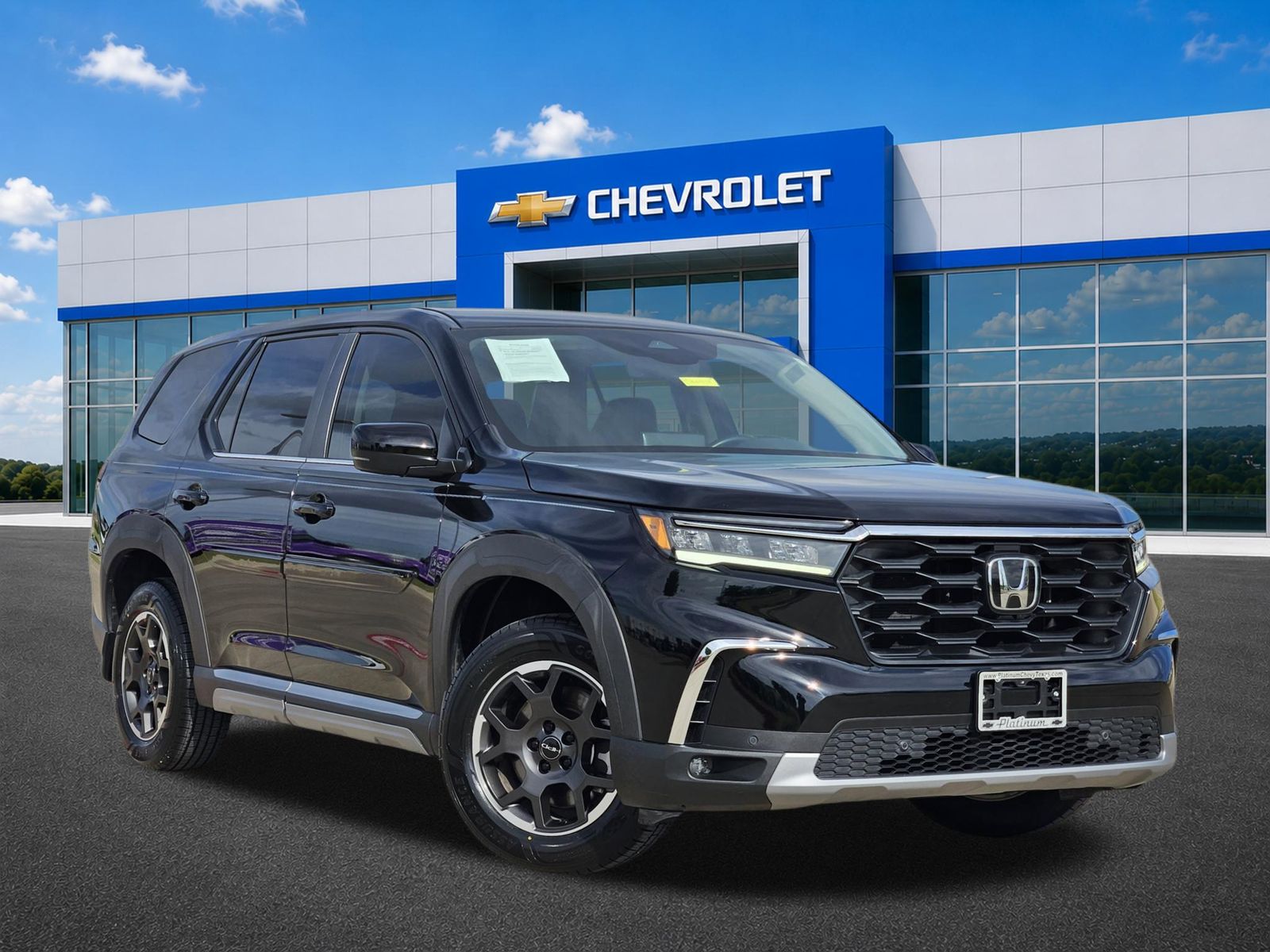 Crystal Black Pearl 2023 Honda Pilot SUV / Crossover Front-Wheel Drive Automatic