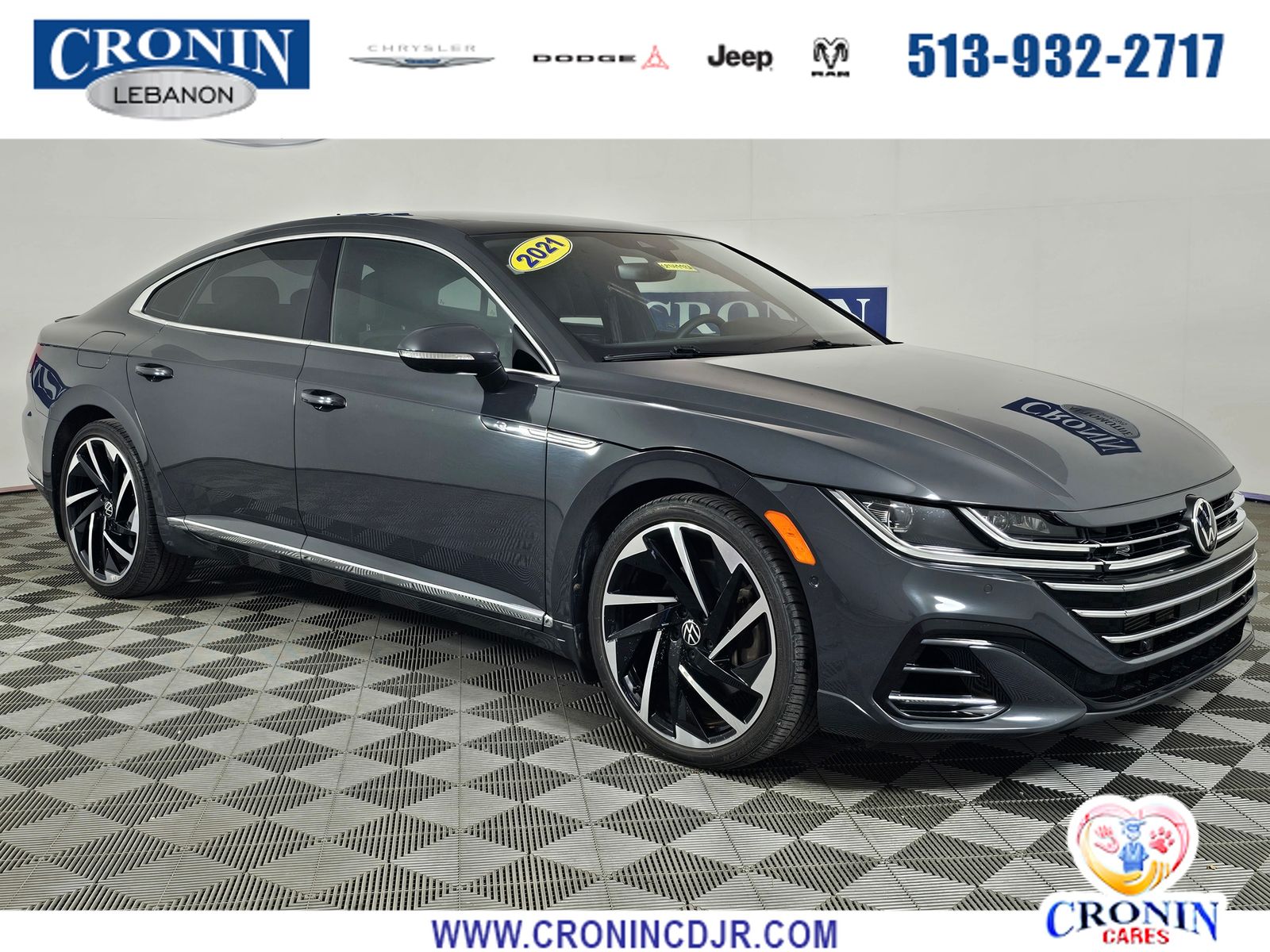 Gray 2021 Volkswagen Arteon Sedan All-Wheel Drive 8-Speed Automatic