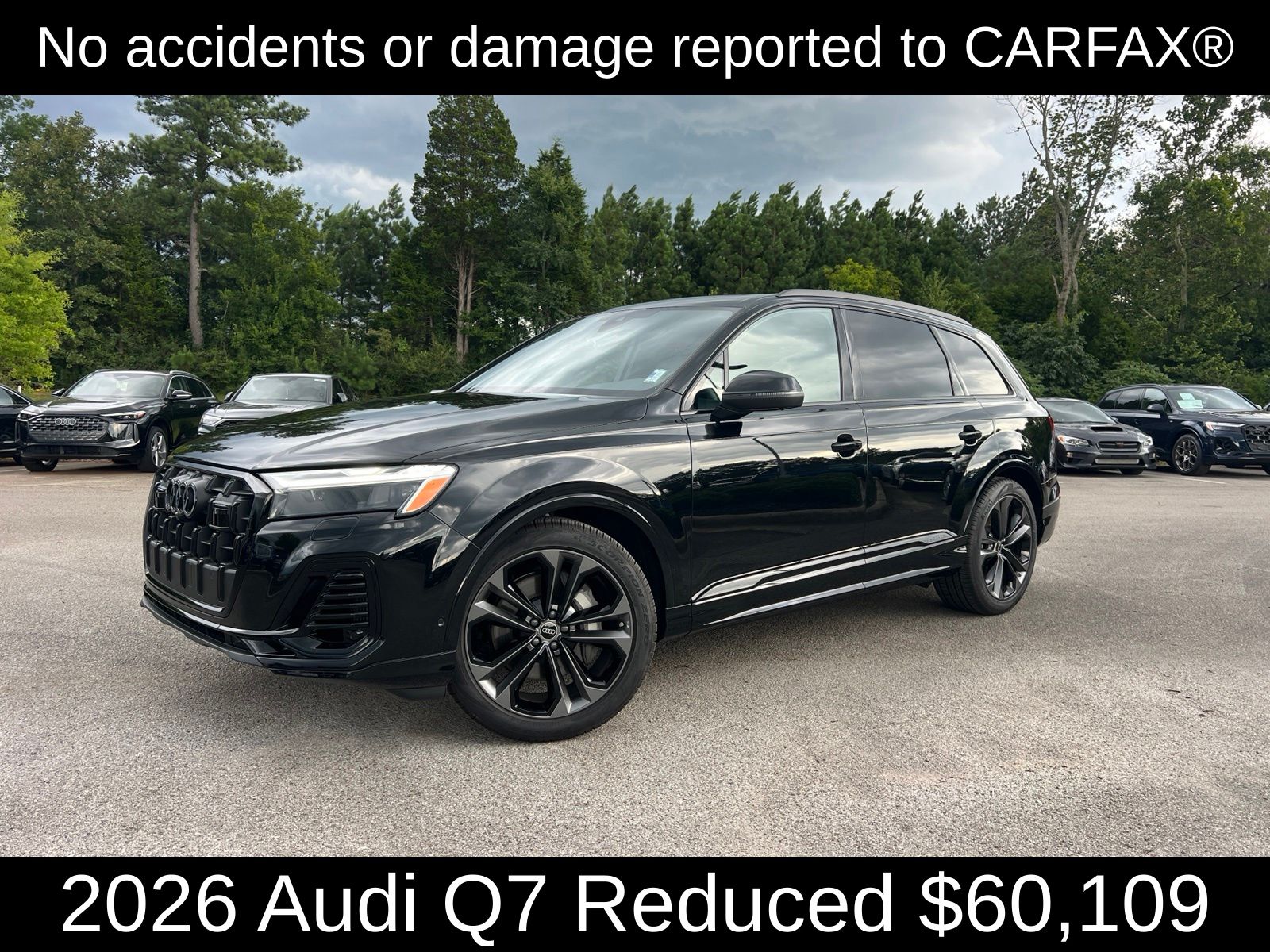 2026 Audi Q7 Negro (Mythos Black Metallic) SUV/Crossover Tracción en las cuatro ruedas 8 velocidades Automática