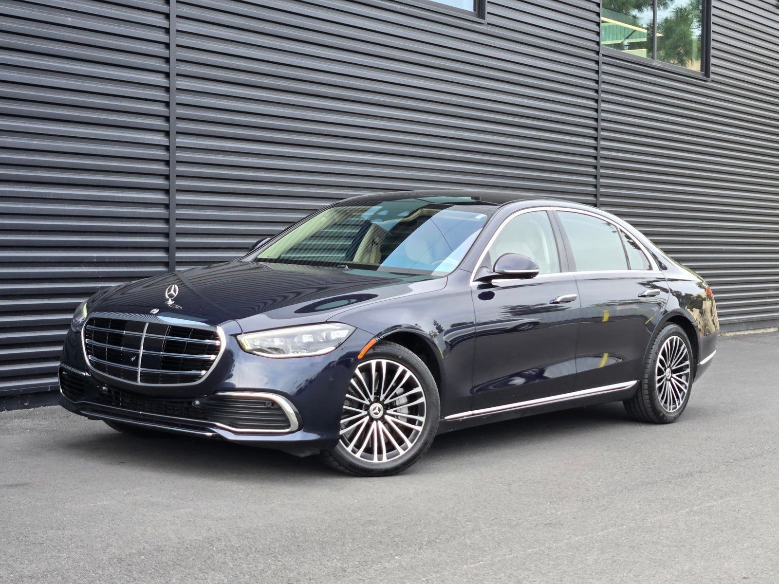 Nautical Blue Metallic 2024 Mercedes-Benz S-Class Sedan All-Wheel Drive 9-Speed Automatic