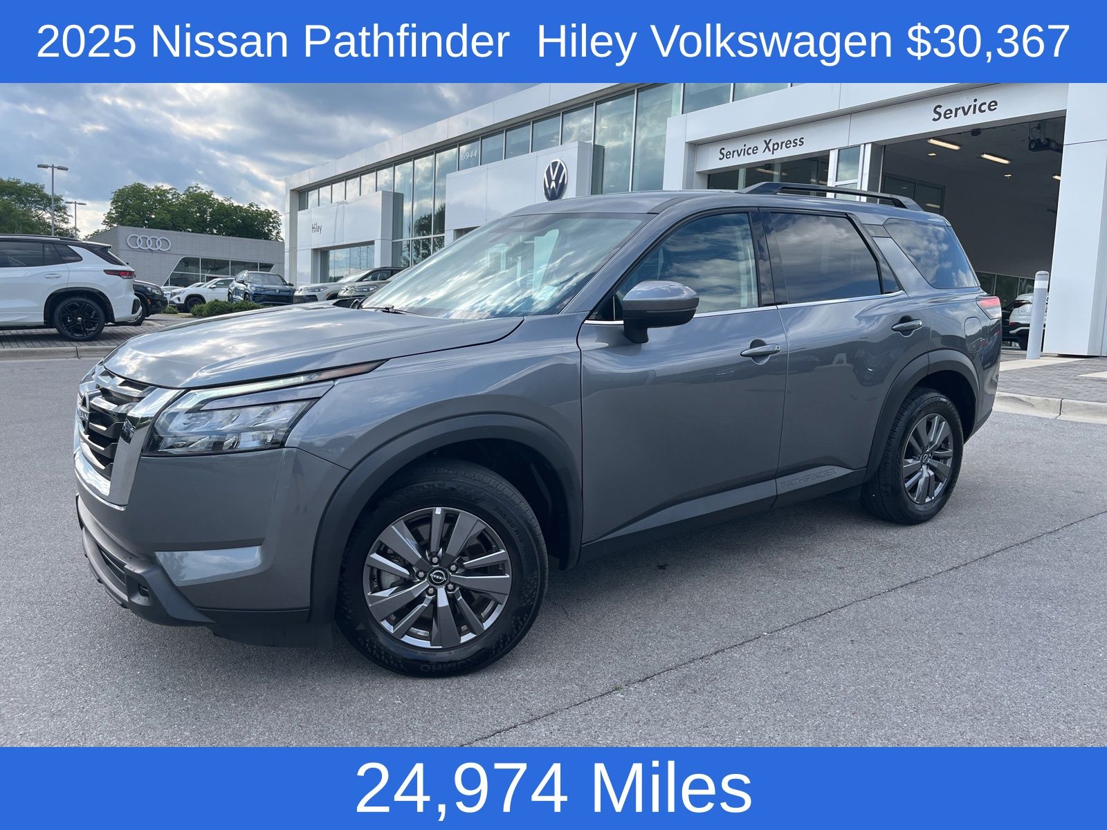 Gray (Gun Metallic) 2025 Nissan Pathfinder SV FWD SUV / Crossover Front-Wheel Drive 9-Speed Automatic